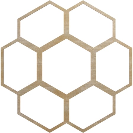 Ekena Millwork Florin Wood Fretwork Pierced Ceiling Medallion, Birch, 32"OD x 11 1/4"ID x 3/8"T CMWP32X32X0375FOBI